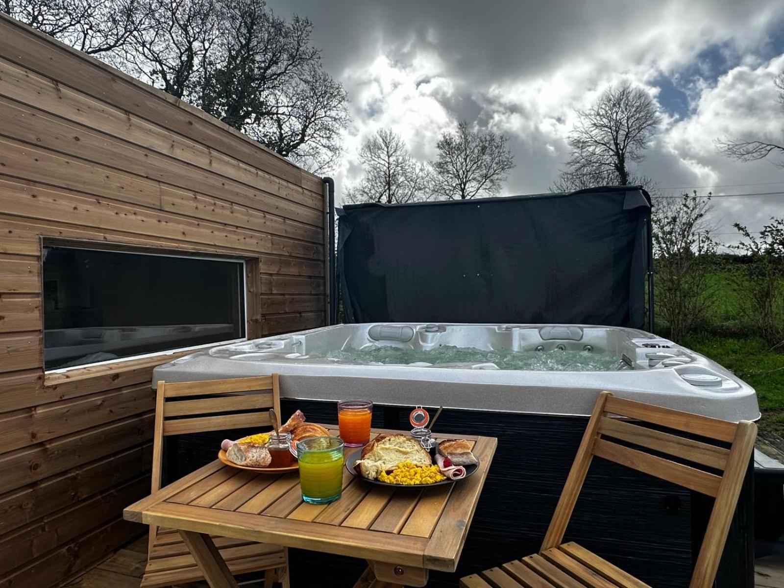 La Cabane D'Emma Spa&Sauna Prive Bannalec ภายนอก รูปภาพ