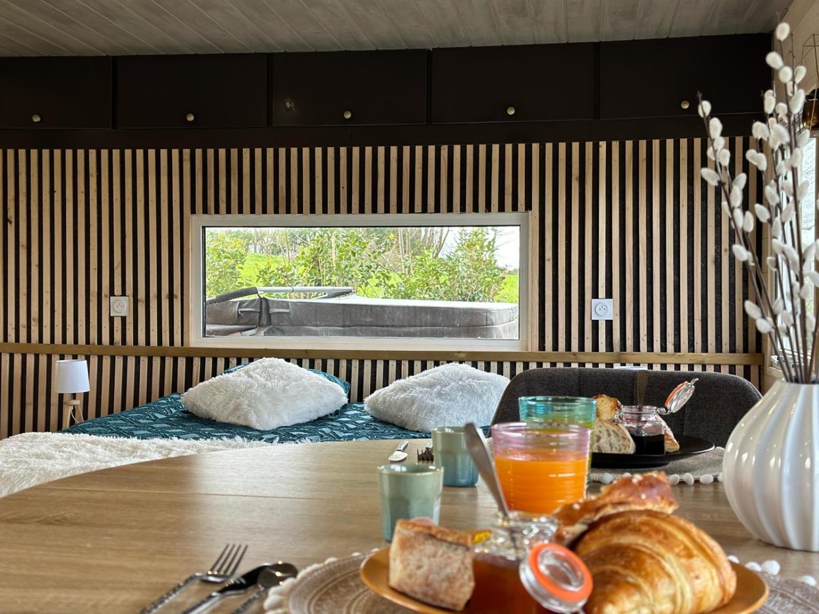 La Cabane D'Emma Spa&Sauna Prive Bannalec ภายนอก รูปภาพ