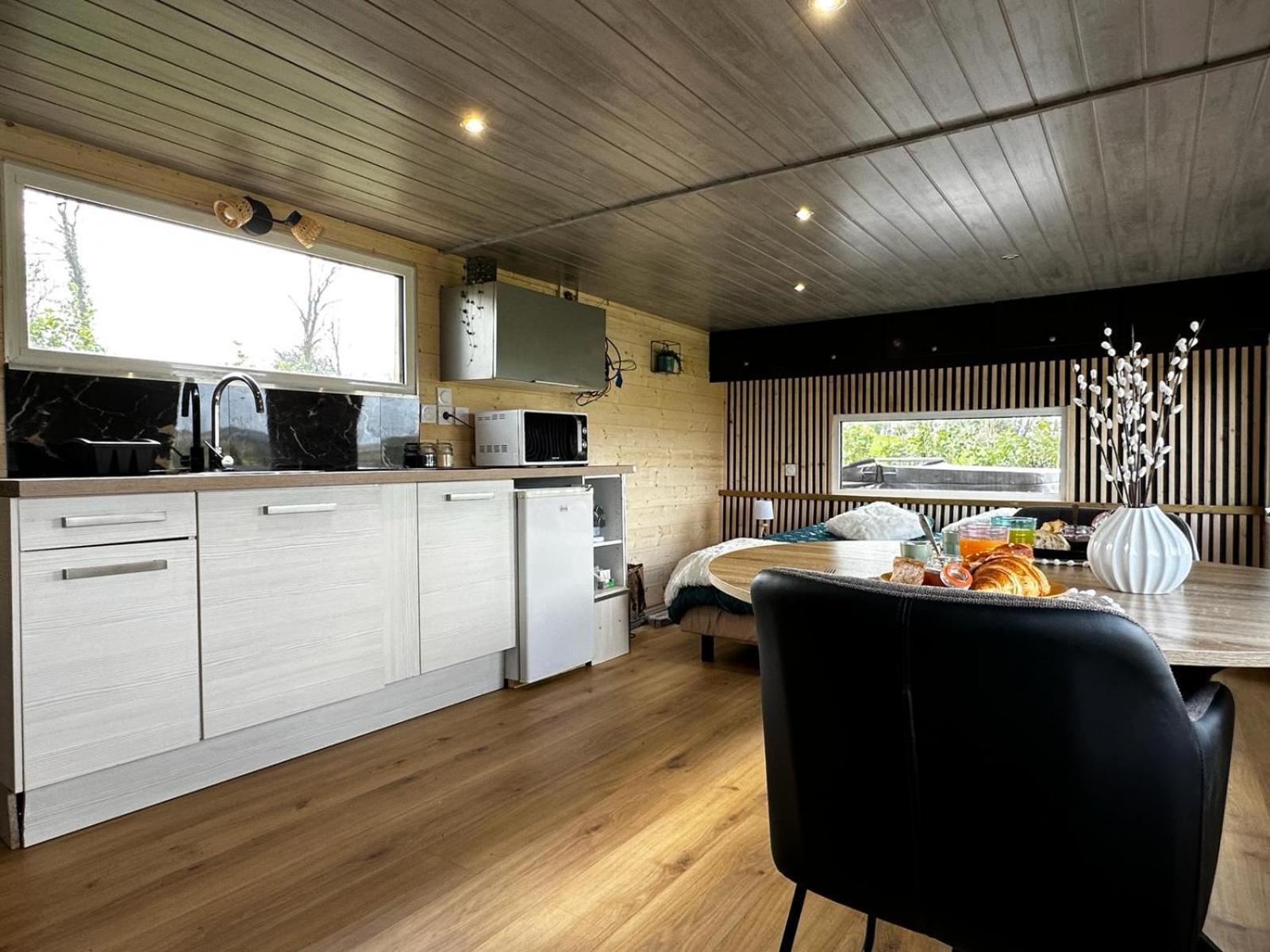 La Cabane D'Emma Spa&Sauna Prive Bannalec ภายนอก รูปภาพ