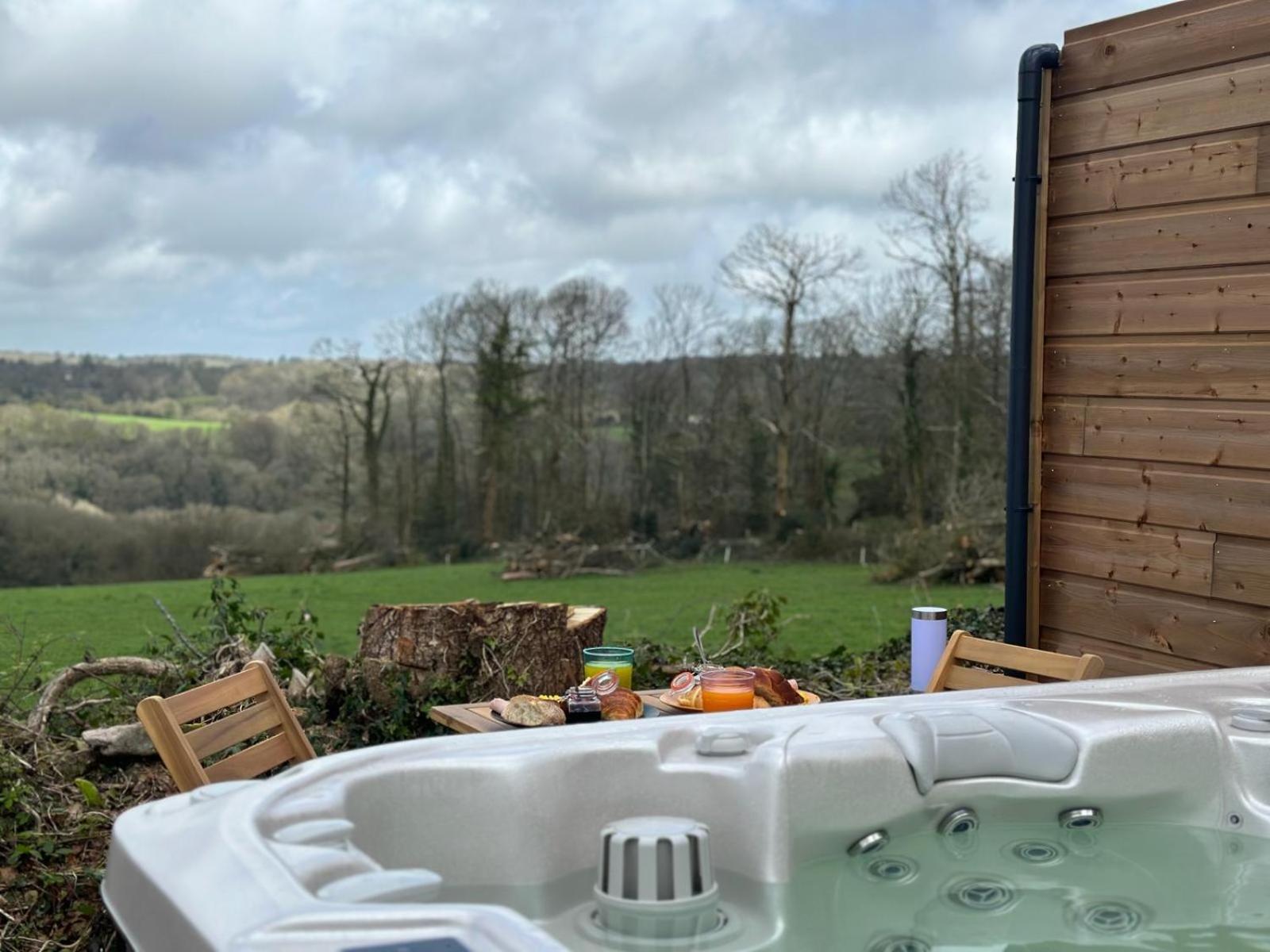La Cabane D'Emma Spa&Sauna Prive Bannalec ภายนอก รูปภาพ